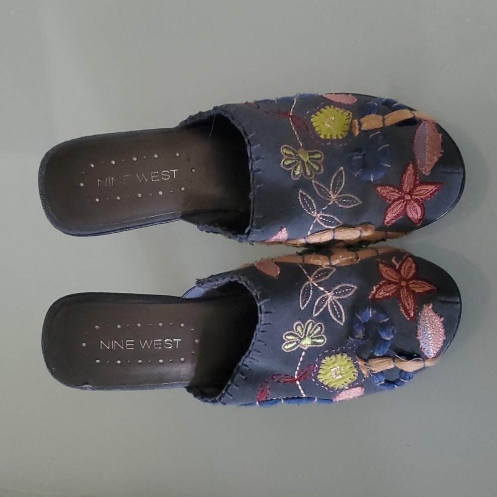 Nine West 4" Platform Clogs
